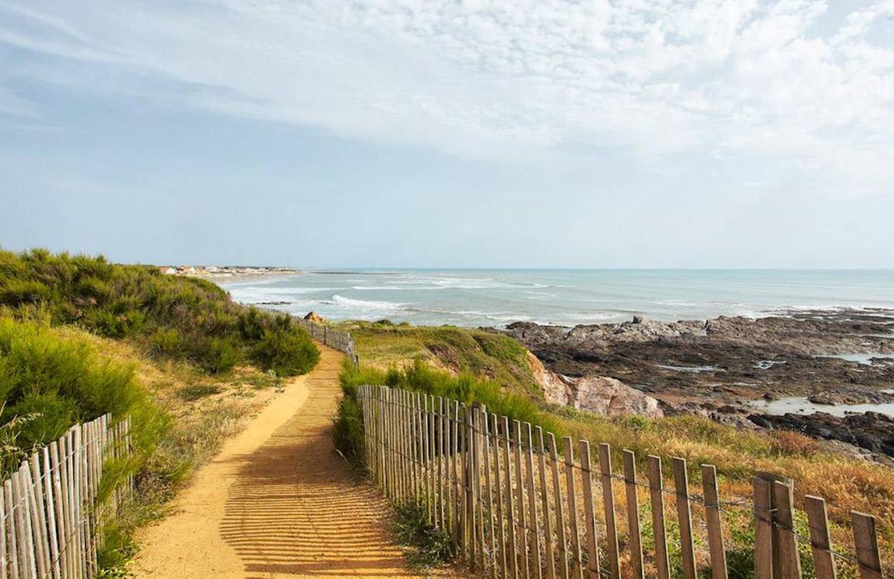 Chalet Pour 6, Residence De Vacances Avec Piscine Brétignolles-sur-Mer Kültér fotó